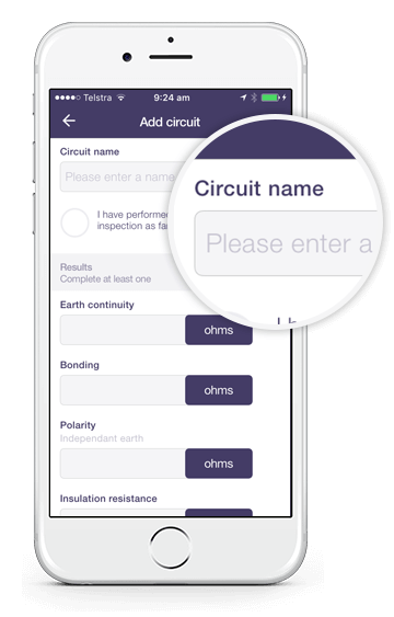 Electrical Compliance app